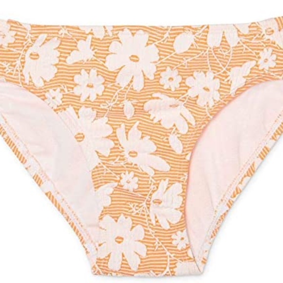 Xhilaration Junior Textured Floral Strappy Bikini - Picture 3 of 3